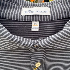 Peter Millar Gray Casual Button Down Shirt